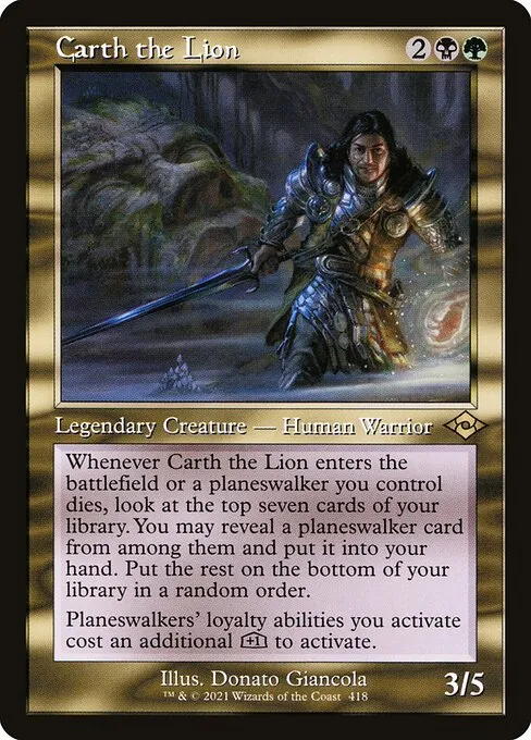 Carth the Lion · Modern Horizons 2 418/493