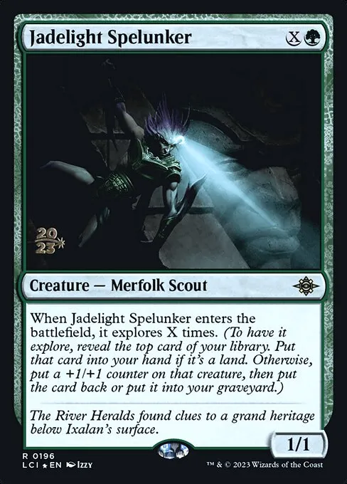 Jadelight Spelunker · The Lost Caverns of Ixalan Promos 196s/136