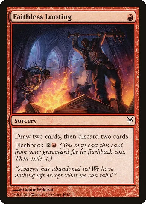 Faithless Looting · Duel Decks: Sorin vs. Tibalt 59/80