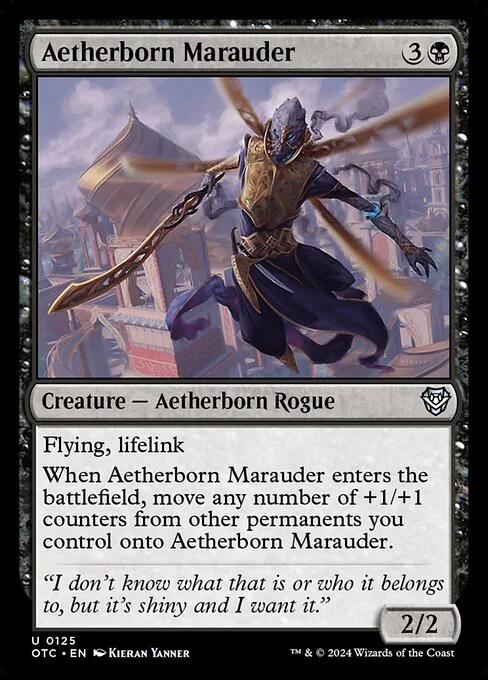 Aetherborn Marauder · Outlaws of Thunder Junction Commander 125/342