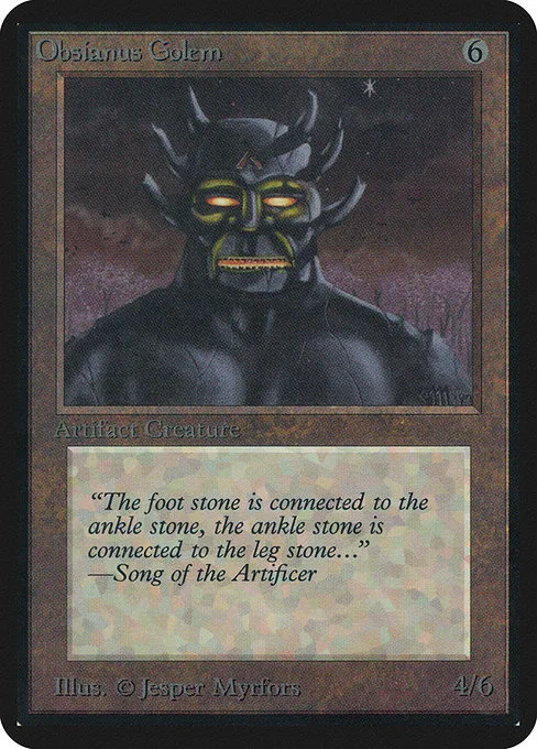 Obsianus Golem · Limited Edition Alpha 267/295