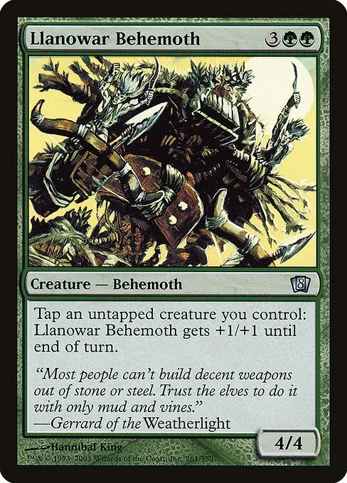 Llanowar Behemoth · Eighth Edition 261★/711