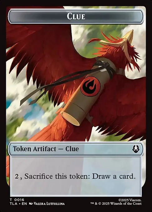 Clue · Avatar: The Last Airbender Tokens 16/22