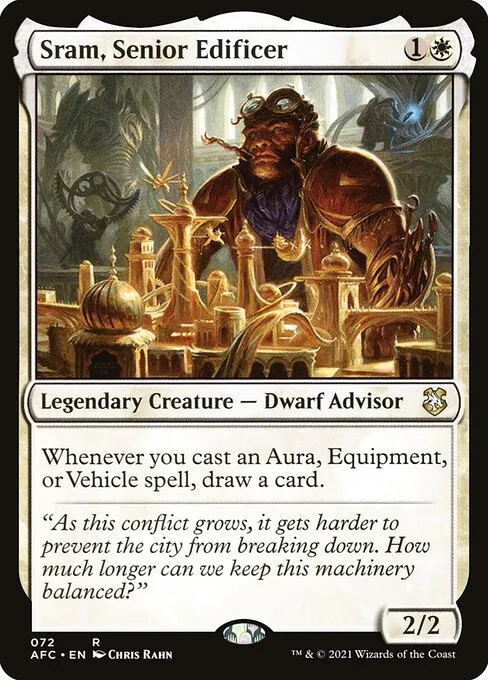 Sram, Senior Edificer · Forgotten Realms Commander 72/331