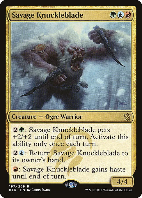 Savage Knuckleblade · Khans of Tarkir 197/293