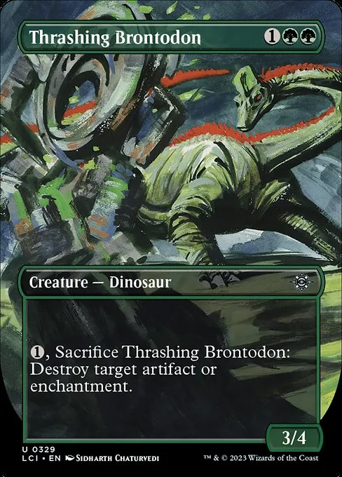 Thrashing Brontodon · The Lost Caverns of Ixalan 329/416