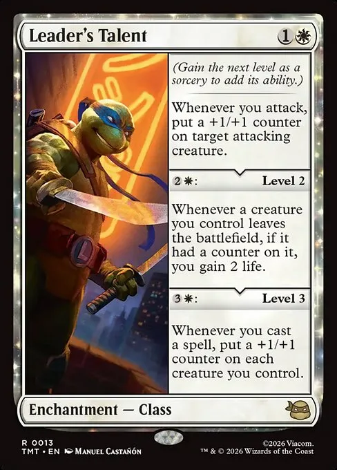 Leader's Talent · Teenage Mutant Ninja Turtles 13/320