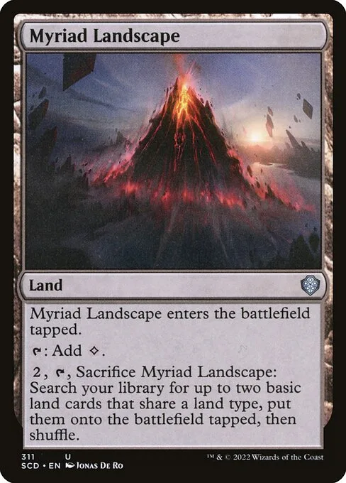 Myriad Landscape · Starter Commander Decks 311/352