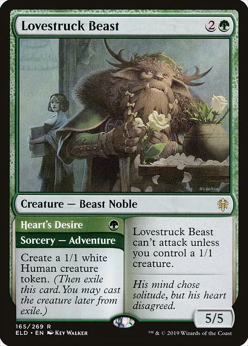 Lovestruck Beast // Heart's Desire · Throne of Eldraine 165/398