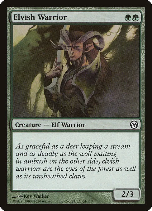 Elvish Warrior · Duels of the Planeswalkers 64/113