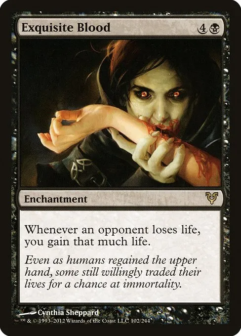 Exquisite Blood · Avacyn Restored 102/244