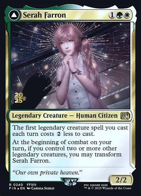 Serah Farron // Crystallized Serah · Final Fantasy Promos 240s/94