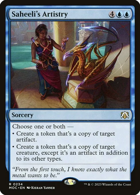 Saheeli's Artistry · March of the Machine Commander 234/450