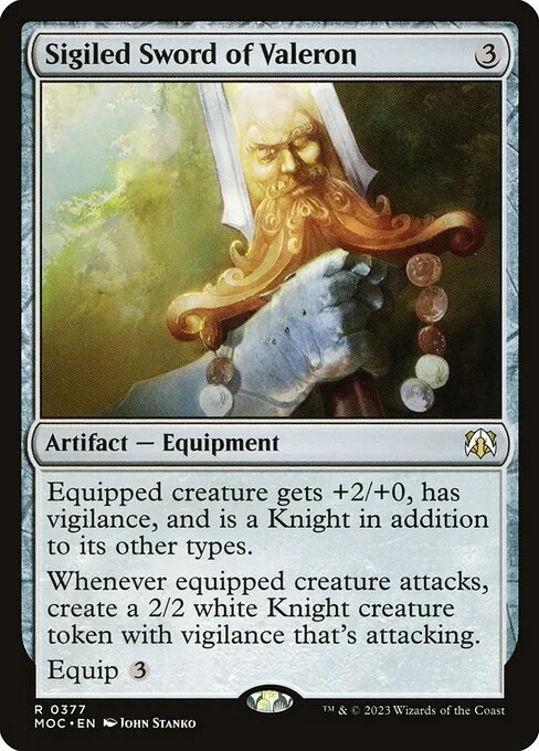 Sigiled Sword of Valeron · March of the Machine Commander 377/450