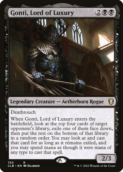 Gonti, Lord of Luxury · Commander Legends: Battle for Baldur's Gate 753/936