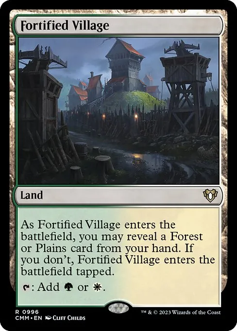 Fortified Village · Commander Masters 996/1067