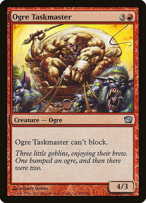 Ogre Taskmaster · Ninth Edition 205★/710
