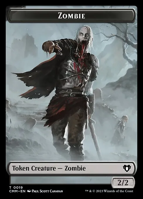 Zombie · Commander Masters Tokens 19/81