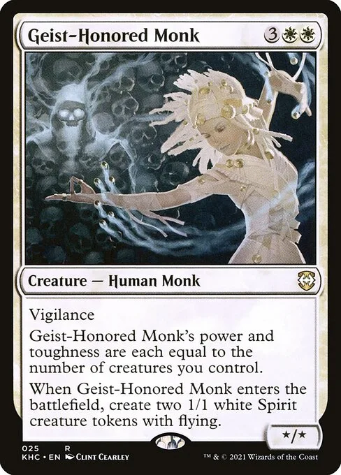 Geist-Honored Monk · Kaldheim Commander 25/119