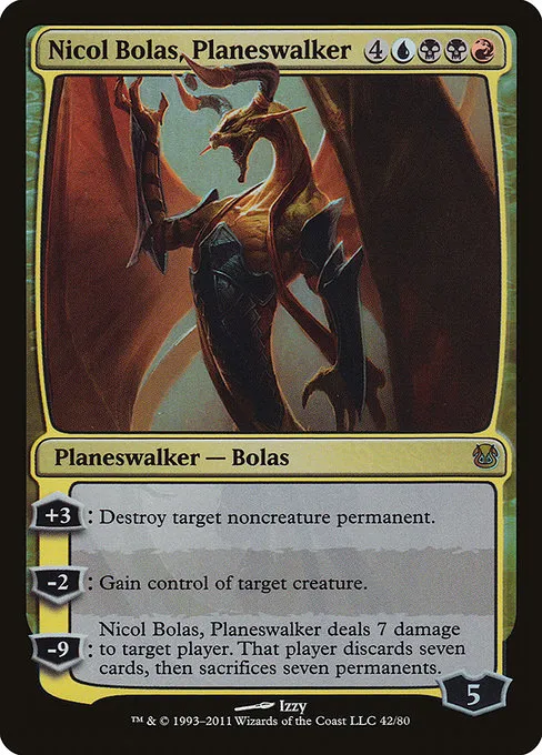 Nicol Bolas, Planeswalker · Duel Decks: Ajani vs. Nicol Bolas 42/80