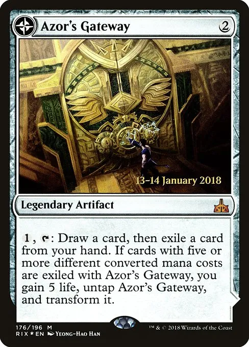Azor's Gateway // Sanctum of the Sun · Rivals of Ixalan Promos 176s/98