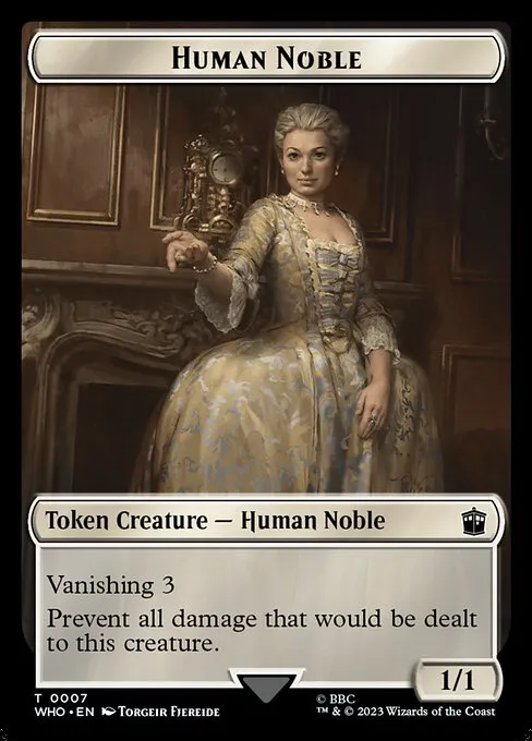 Human Noble · Doctor Who Tokens 7/64