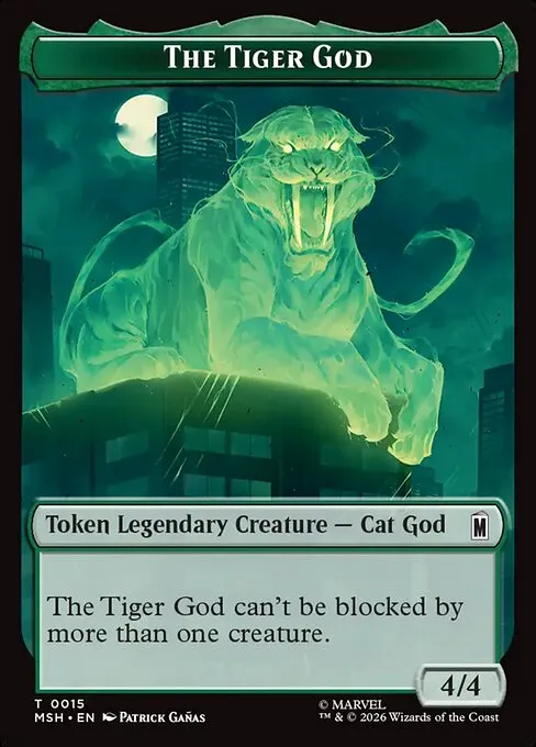 The Tiger God · Marvel Super Heroes Tokens 15