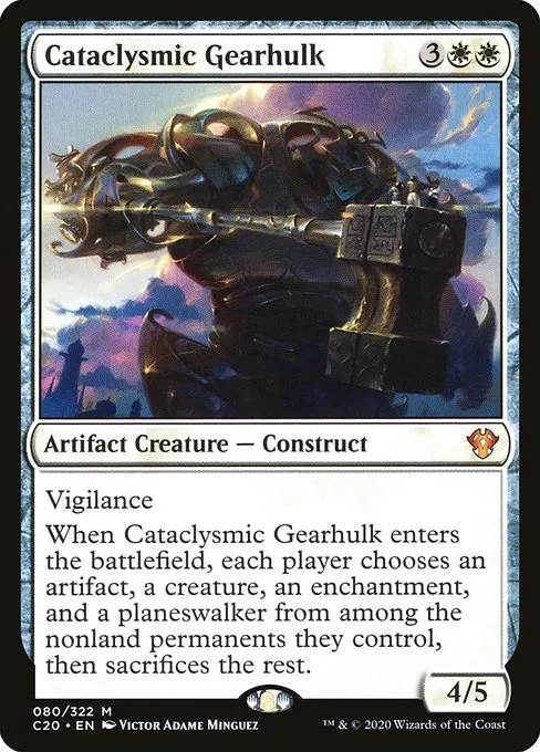 Cataclysmic Gearhulk · Commander 2020 80/322