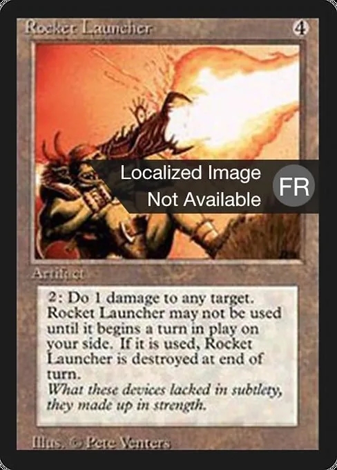 Rocket Launcher · Foreign Black Border 272/307