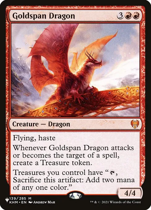 Goldspan Dragon · The List KHM-139/5050