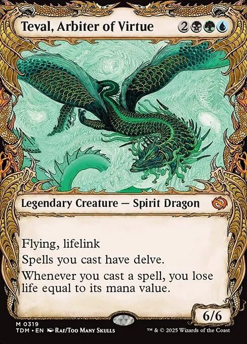 Teval, Arbiter of Virtue · Tarkir: Dragonstorm 319/427