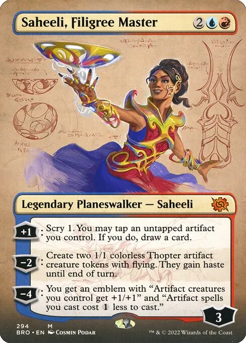 Saheeli, Filigree Master · The Brothers' War 294/399