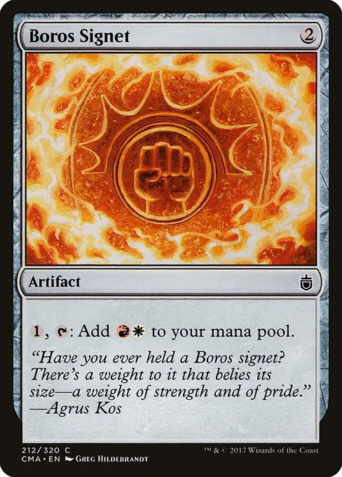 Boros Signet · Commander Anthology 212/320