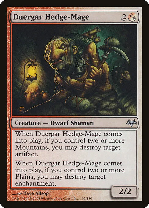 Duergar Hedge-Mage · Eventide 137/180