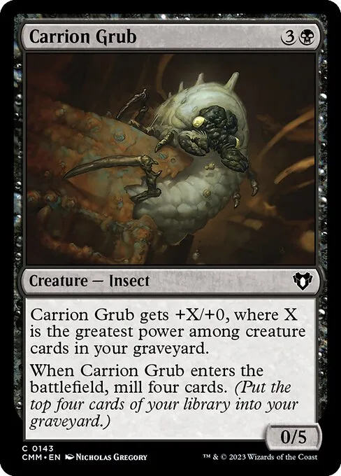 Carrion Grub · Commander Masters 143/1067