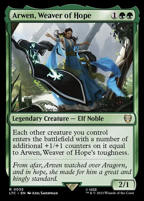 Arwen, Weaver of Hope · Tales of Middle-earth Commander 35/591
