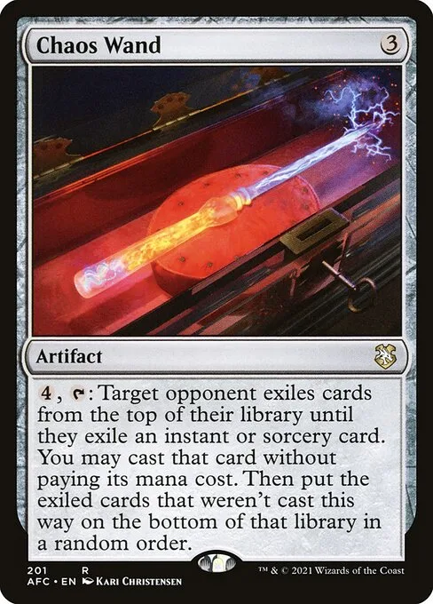 Chaos Wand · Forgotten Realms Commander 201/331