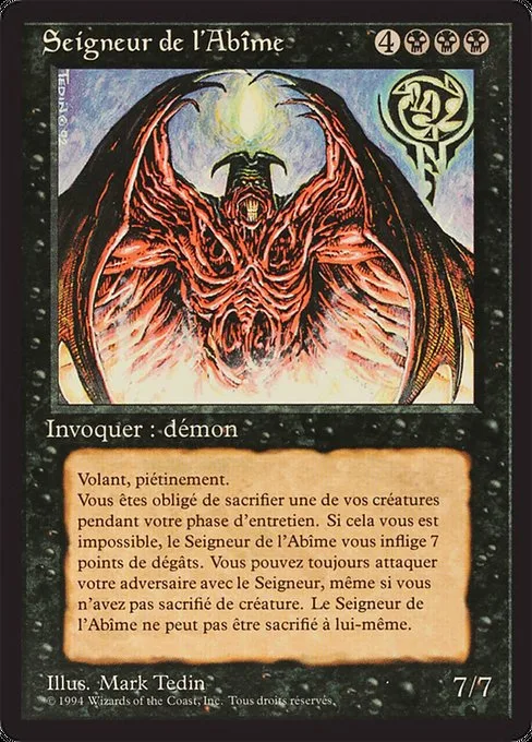Lord of the Pit · Foreign Black Border 116/307