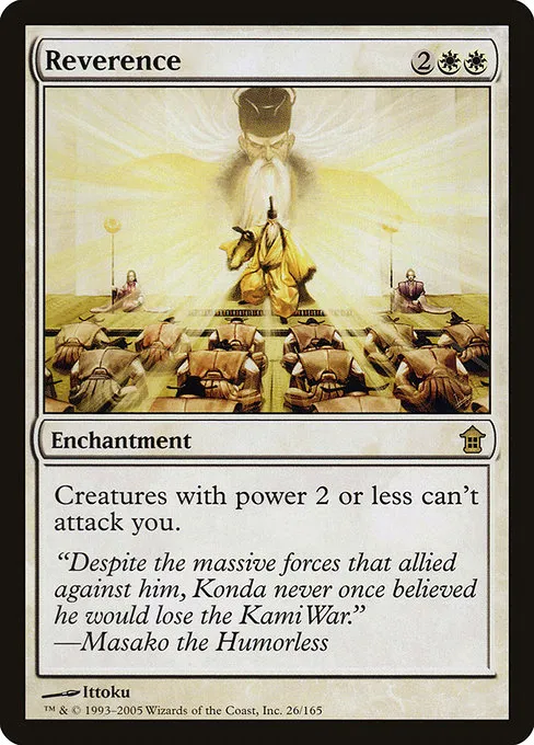 Reverence · Saviors of Kamigawa 26/165