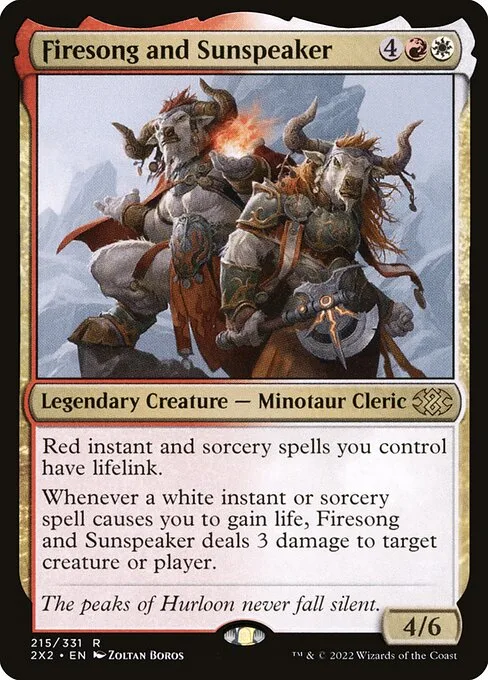 Firesong and Sunspeaker · Double Masters 2022 215/579