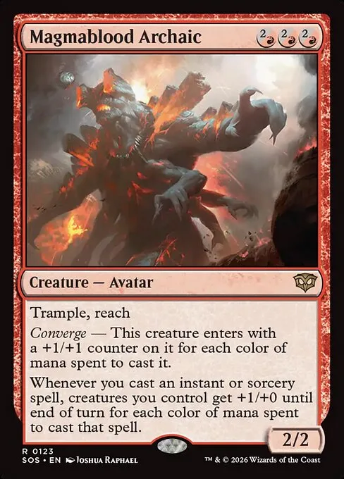 Magmablood Archaic · Secrets of Strixhaven 123/368