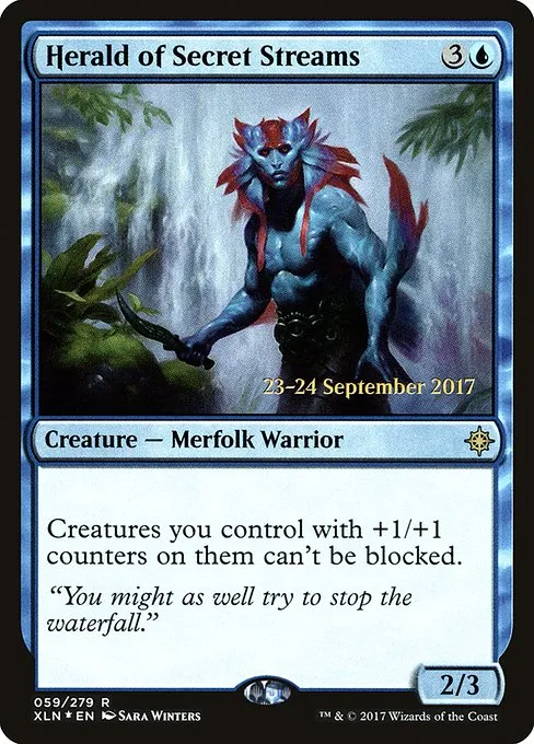 Herald of Secret Streams · Ixalan Promos 59s/120
