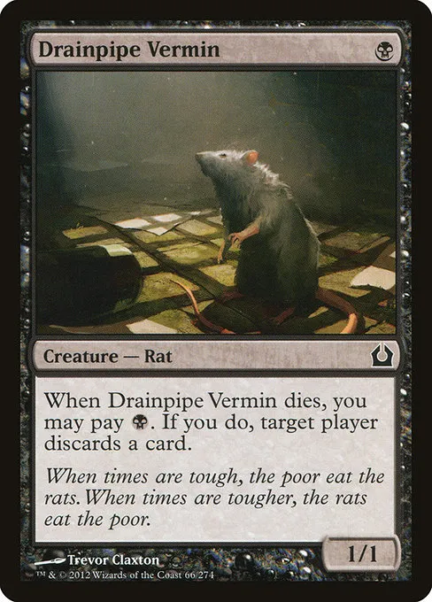 Drainpipe Vermin · Return to Ravnica 66/274