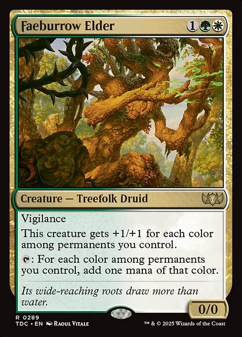 Faeburrow Elder · Tarkir: Dragonstorm Commander 289/413