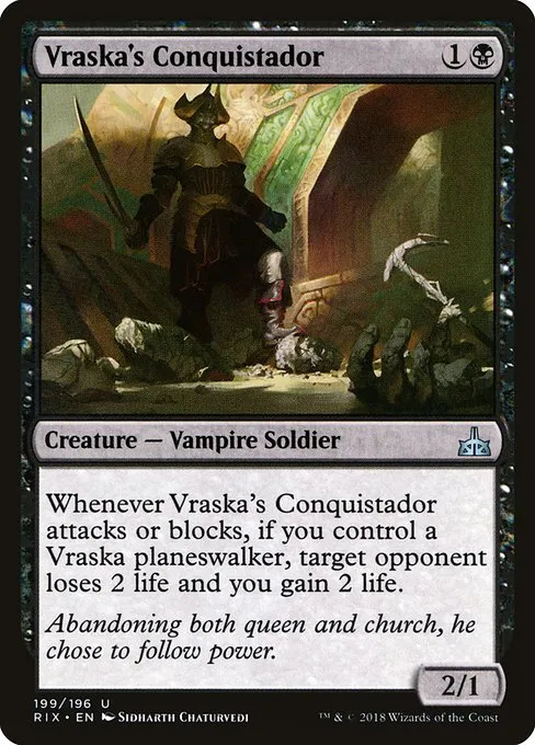 Vraska's Conquistador · Rivals of Ixalan 199/205