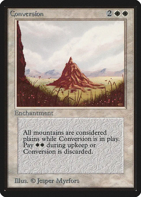 Conversion · Limited Edition Beta 16/302