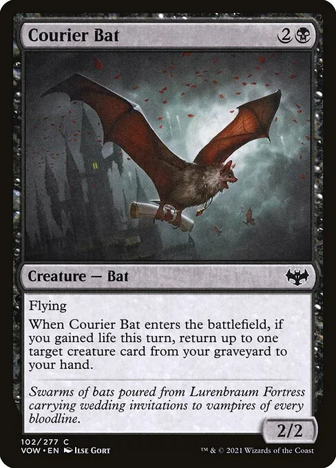 Courier Bat · Innistrad: Crimson Vow 102/423