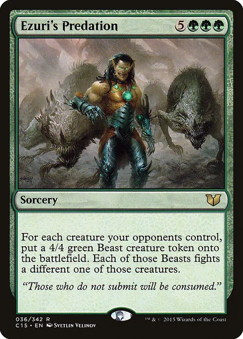 Ezuri's Predation · Commander 2015 36/342