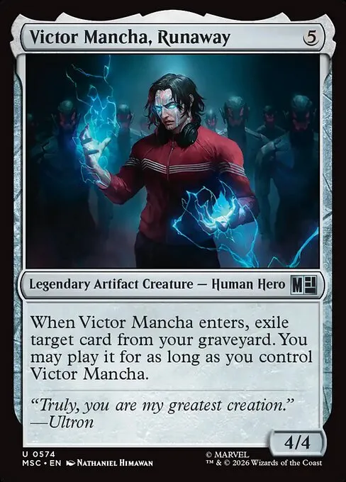 Victor Mancha, Runaway · Marvel Super Heroes Commander 574/9