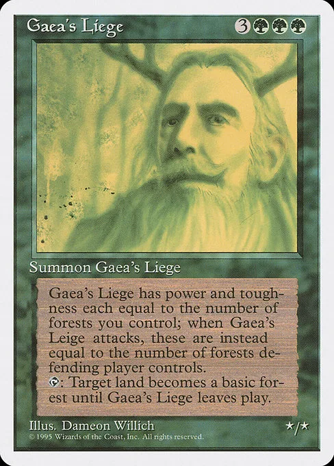 Gaea's Liege · Fourth Edition 247/380